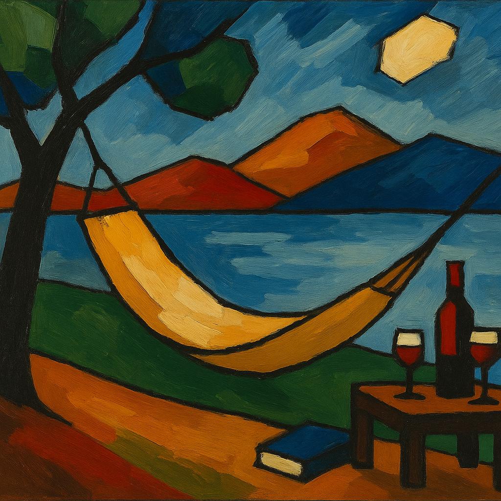 Retirement Planning - Beach hammock scene